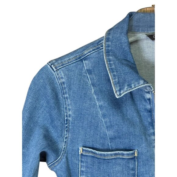 Free People x Driftwood Neptune Embroidered Denim Jumpsuit XS - Picture 9 of 16